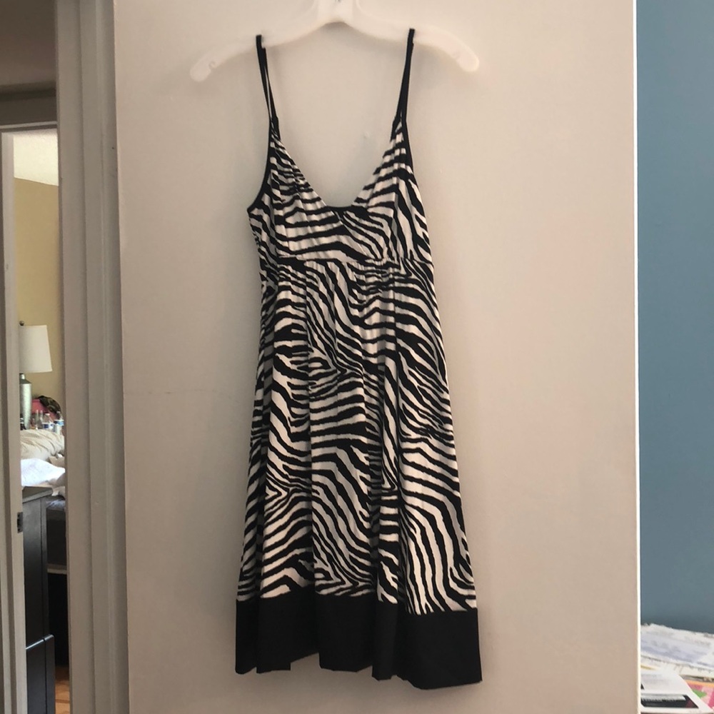 Zebra mini dress